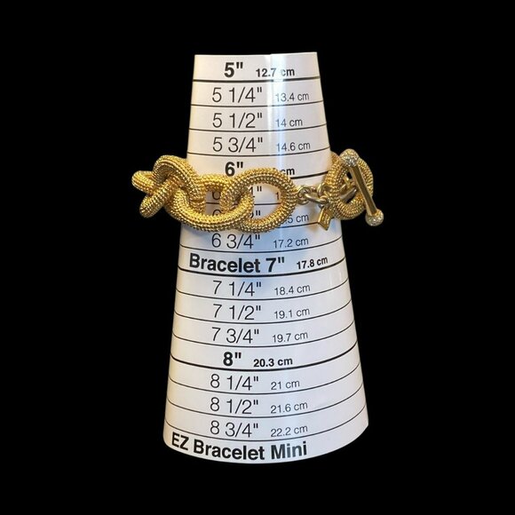 Banana Republic Gold-Tone Chunky Link Bracelet -229 - Picture 2 of 2